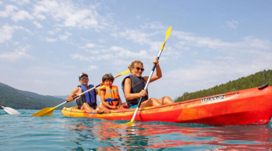 Location canoë kayak a Serre Poncon